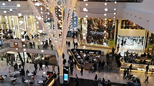 Is it necessary to conduct indoor environmental monitoring in public shopping malls and supermarkets?